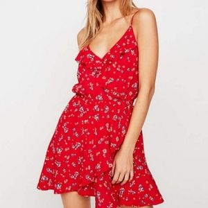🆕️ Express Floral Ruffle Wrap Cami Dress
